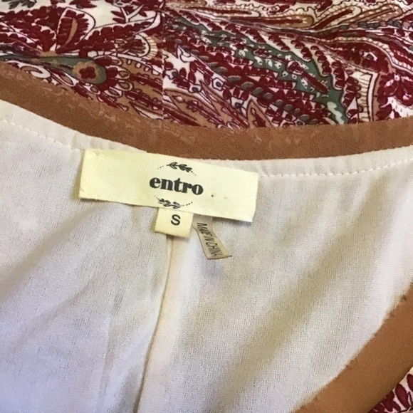 Paisley Anthropologie Entro Beachy midi dress - Picture 3 of 10